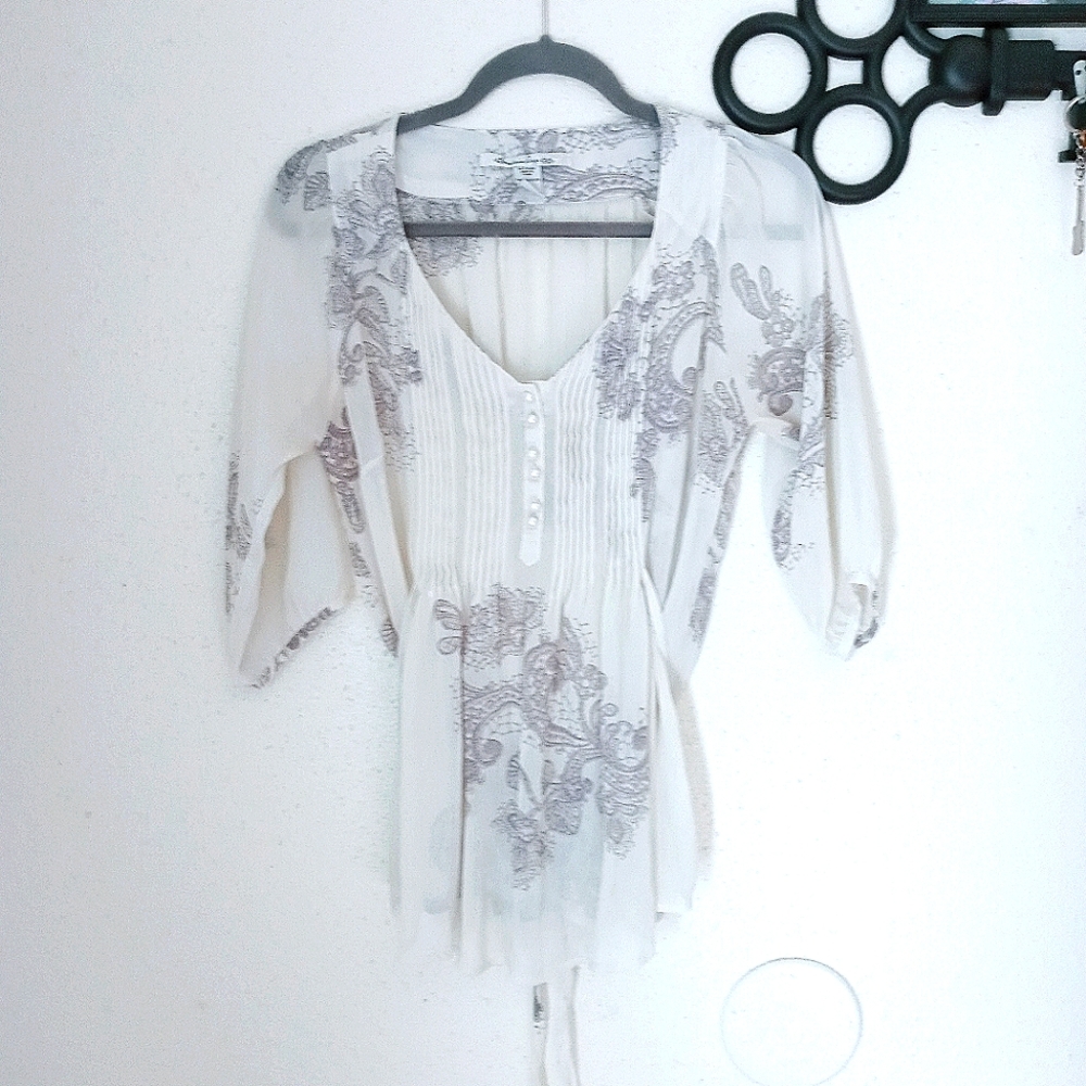 🍀American Rag 3/4 Sleeve Blouse (S)